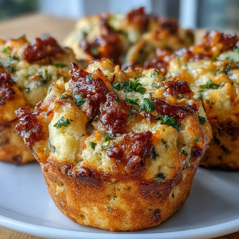 Warm Carrot Cheddar Pizza Muffins, ready to be enjoyed as a delicious snack.