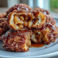 Warm apple cinnamon pretzel bites dusted with sweet sugar sparkle.